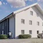 Neubau von zwei Mehrfamilienhäusern a) Sechs Eigentumswohnungen in Stephansposching
