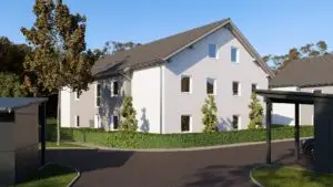 Neubau von zwei Mehrfamilienhäusern a) Sechs Eigentumswohnungen​ in Pösing