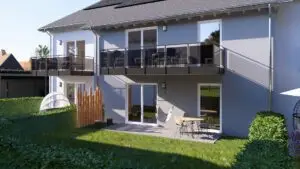 Neubau von zwei Mehrfamilienhäusern a) Sechs Eigentumswohnungen​ in Pösing