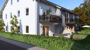 Neubau von zwei Mehrfamilienhäusern a) Sechs Eigentumswohnungen​ in Pösing